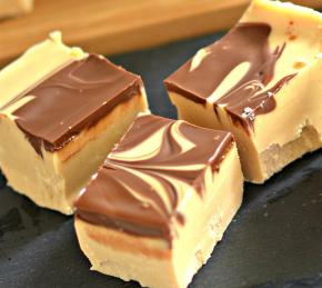 Microwave Peanut Butter Chocolate Swirl Fudge Photo