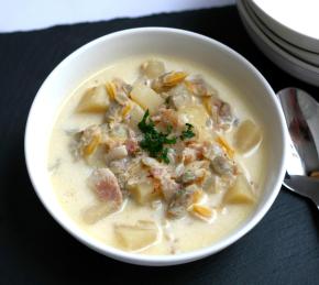 New England Clam Chowder Photo