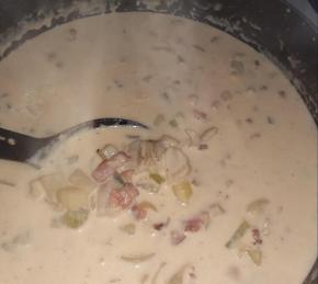 New England Razor Clam Chowder Photo