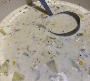 Cheesy Potato and Corn Chowder Photo