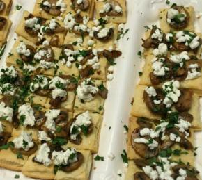 Mini Mushroom and Goat Cheese Tarts Photo