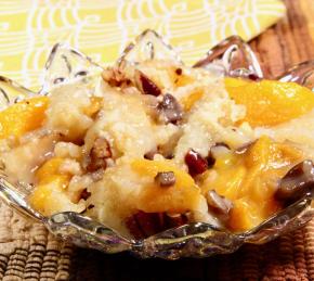 Easy Peach Cobbler with Canned Peaches Photo