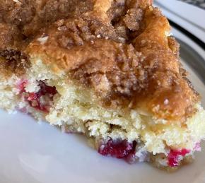 Cranberry Sour Cream Kuchen Photo