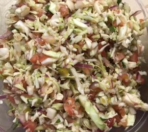 Pico de Gallo with Cabbage (Mexican Coleslaw) Photo