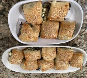 Spinach Rolls with Puff Pastry Photo