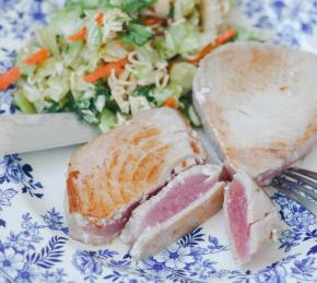 Savory Pan-Seared Tuna Steaks Photo