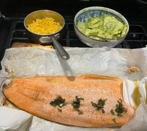 Parchment Baked Salmon Photo