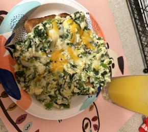 Creamy Cottage Cheese Scrambled Eggs Photo