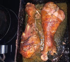 Roasted Turkey Legs Photo