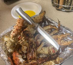 Crab Legs with Garlic Butter Sauce Photo