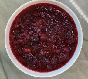 Maple Syrup Cranberry Sauce Photo