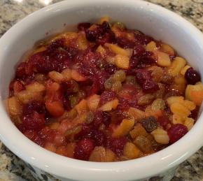 Cranberry Sauce with Apricots, Raisins, and Orange Photo