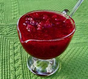 Boozy Fresh Cranberry-Orange Sauce Photo