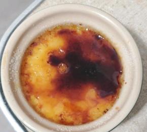 Simple Crème Brûlée Dessert Photo