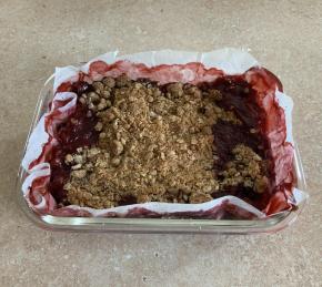 Homemade Strawberry Crumble Photo