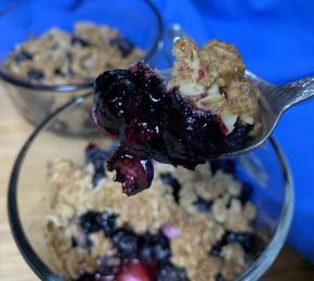 Air Fryer Blueberry Crisp Photo