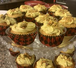 Real Pistachio Cupcakes Photo