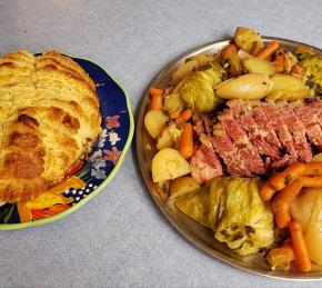 Dutch Oven Corned Beef and Cabbage Photo