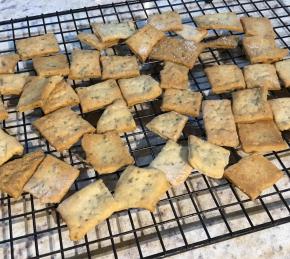 Sourdough Rosemary Crackers Photo