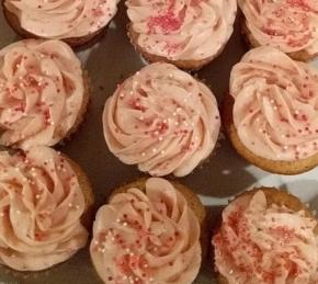 Really Real Strawberry Cupcakes Photo