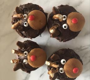 Christmas Reindeer Cupcakes Photo