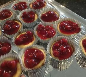 Cherry Cheesecake Cupcakes Photo