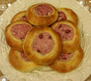 Raspberry Vatrushka Buns Photo