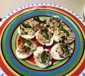 Creamy Jalapeno Deviled Eggs Photo