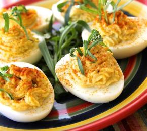 Tarragon and Spice Deviled Eggs Photo