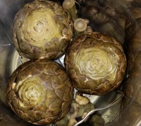 Instant Pot Steamed Artichokes Photo