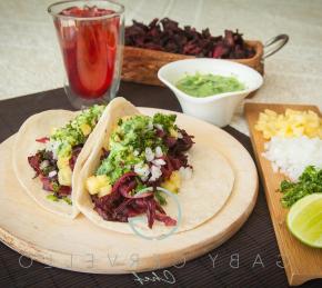 Tacos de Jamaica (Vegan Hibiscus Tacos) Photo