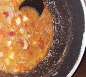 Turkey Carcass Soup Photo