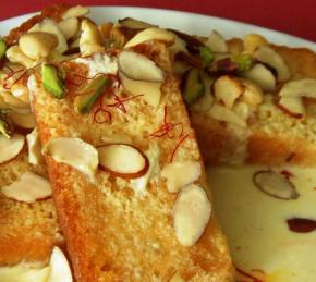 Shahi Tukra (Indian Bread Pudding) Photo