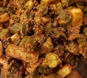 Kurkuri Bhindi (Crispy Okra) in the Air Fryer Photo