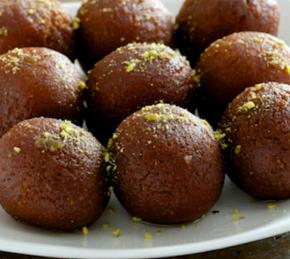 Gulab Jamun or Kala Jam (Waffle Balls) Photo