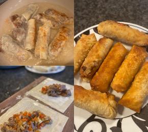 Cheesesteak Egg Rolls Photo