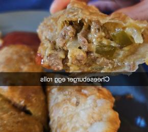 Cheeseburger Egg Rolls Photo