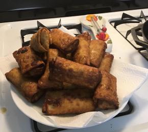 Lumpia - Filipino Shrimp and Pork Egg Rolls Photo