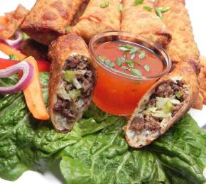 Korean Mandu (Egg Rolls) Photo