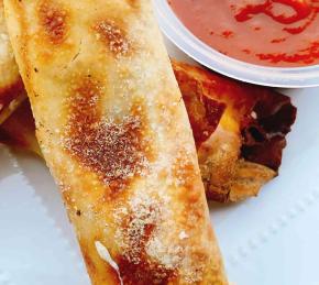 Air-Fried Pizza Egg Rolls Photo