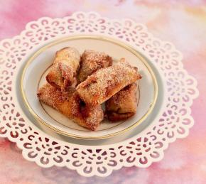 Air-Fried Double Cherry Mini Egg Rolls Photo