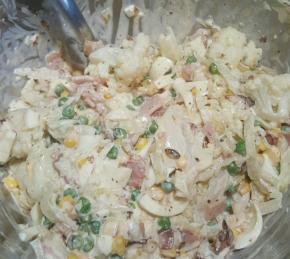 Cauliflower and Egg Salad Photo