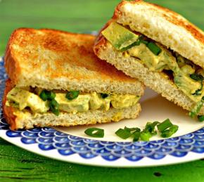 Egg-Style Avocado Salad Sandwiches Photo