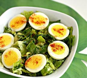 Deviled Egg Salad with Romaine Photo