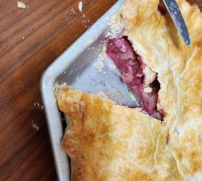 Fresh Rhubarb Pie Photo