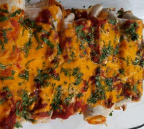 Black Bean and Rice Enchiladas Photo