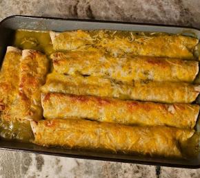 Jalapeno Cream Cheese Chicken Enchiladas Photo