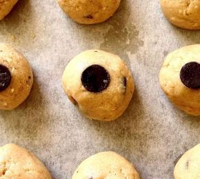 Chocolate Chip Cookie Dough Protein Bites Photo