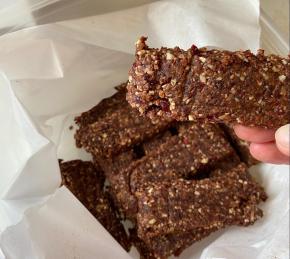 Chocolate-Cranberry Energy Bars Photo