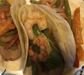 Quick and Easy Shrimp Fajitas Photo